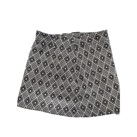 Vintage Express Tricot Belted Wrap Skirt Size 3/4 Preppy Academia School Girl - Picture 4 of 4